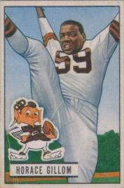 Horace Gillom Rookie 1951 Bowman #37 football card