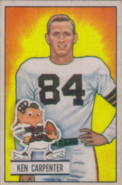 Ken Carpenter 1951 Bowman #39 football card