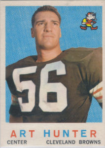 Art Hunter 1959 Topps #92 football card