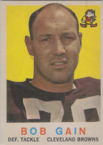 Bob Gain Rookie 1959 Topps #77 football card