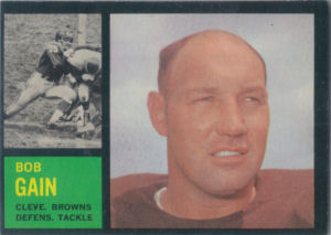Bob Gain 1962 Topps #33 football card