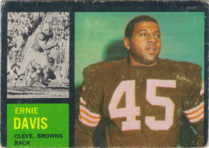 Ernie Davis Rookie 1962 Topps #36 football card