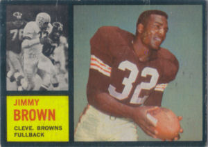 Jim Brown 1962 Topps #28 football card