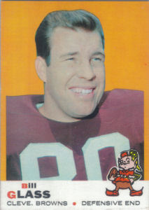 Bill Glass 1969 Topps #74 football card
