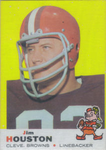 Jim Houston 1969 Topps #121 football card