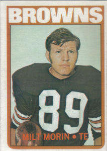 Milt Morin 1972 Topps #315 football card