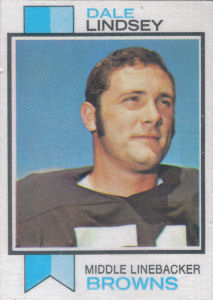 Dale Lindsey Rookie 1973 Topps #287 football card