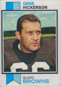 Gene Hickerson 1973 Topps #183 football card