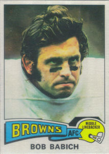 Bob Babich 1975 Topps #82 football card