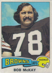Bob McKay 1975 Topps #314 football card