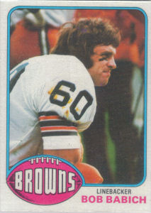 Bob Babich 1976 Topps #374 football card