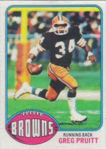 Greg Pruitt 1976 Topps #275 football card