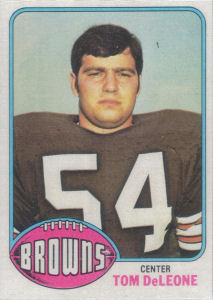 Tom DeLeone Rookie 1976 Topps #187 football card