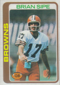 Brian Sipe 1978 Topps #53 football card