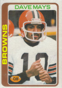 Dave Mays Rookie 1978 Topps #353 football card