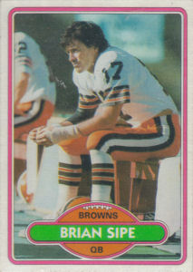 Brian Sipe 1980 Topps #171 football card