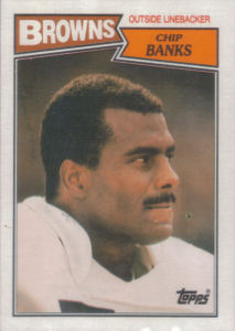 Chip Banks 1987 Topps #91 football card