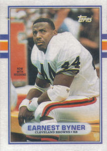 Earnest Byner 1989 Topps #147 football card