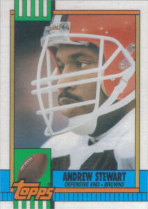 Andrew Stewart Rookie 1990 Topps #173 football card