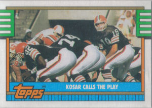 Browns Team Leaders 1990 Topps football card