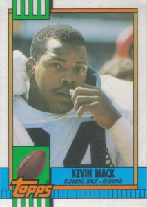 Kevin Mack 1990 Topps #165 football card