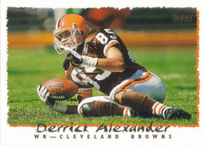 Derrick Alexander 1995 Topps #157 football card