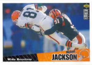 Michael Jackson 1996 Upper Deck Collectors Choice #183 football card