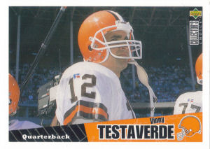 Vinny Testaverde 1996 Upper Deck Collectors Choice #114 football card