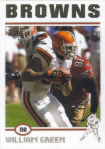 William Green 2004 Topps #156 football card