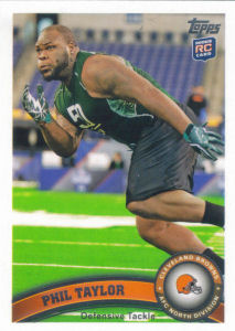 Phil Taylor Rookie 2011 Topps #27 football card