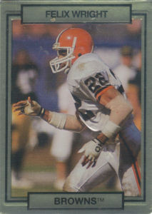 Felix Wright 1990 Action Packed #50 football card