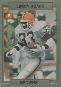 Leroy Hoard Rookie Update 1990 Action Packed #57 football card