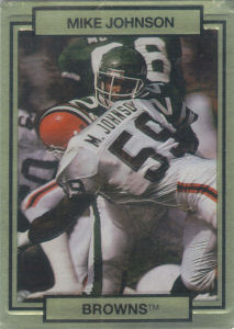 Mike Johnson 1990 Action Packed #42 football card
