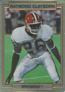 Raymond Clayborn Traded Update 1990 Action Packed #79 football card