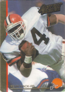 Kevin Mack 1992 Action Packed #41 football card