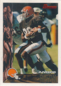 Andre Rison 1995 Bowman #95 football card