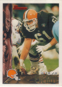 Steve Everitt 1995 Bowman #269 football card