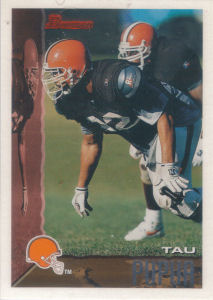 Tau Pupua Rookie 1995 Bowman #274 football card