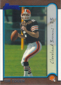 Tim Couch Rookie 1999 Bowman #158 football card