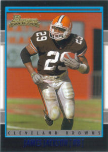 James Jackson Rookie 2001 Bowman #173 football card