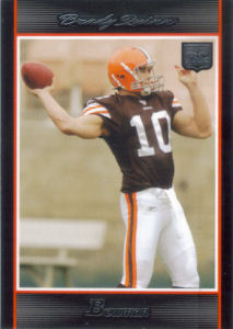 Brady Quinn Rookie 2007 Bowman #112 football card