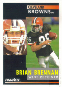 Brian Brennan 1991 Pinnacle #241 football card