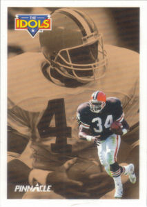 Kevin Mack Idols 1991 Pinnacle #376 football card
