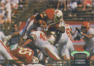Tommy Vardell Rookie 1992 Topps Stadium Club #419 football card