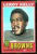 Miniature 1971 Leroy Kelly Topps football card