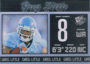 2011 Greg Little Rookie Press Pass #25 football card